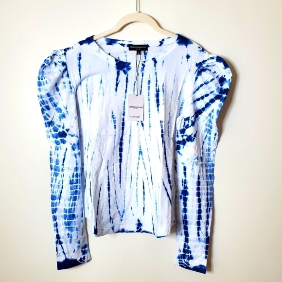 Generation Love Josephine Indigo Tie Dye Top - Picture 8 of 16